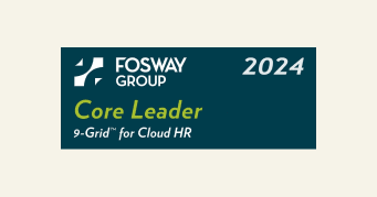 Fosway Group Core Leader badge 2024 for Cloud HR, showcasing industry recognition and leadership in HR technology. , FoswayGroup, CoreLeader2024