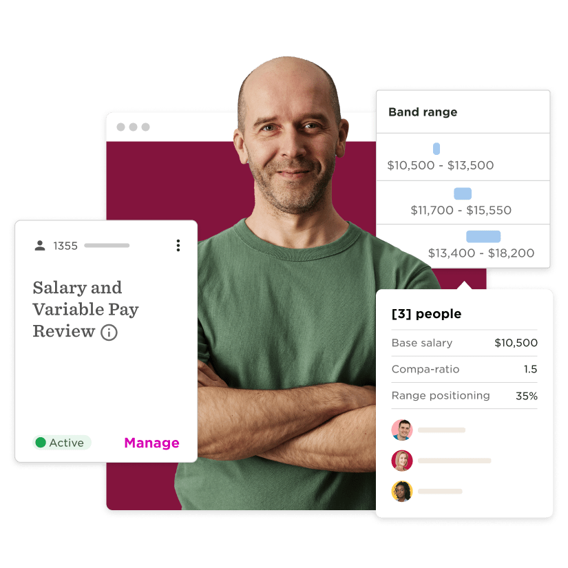salary review, managing pay range and compensation data