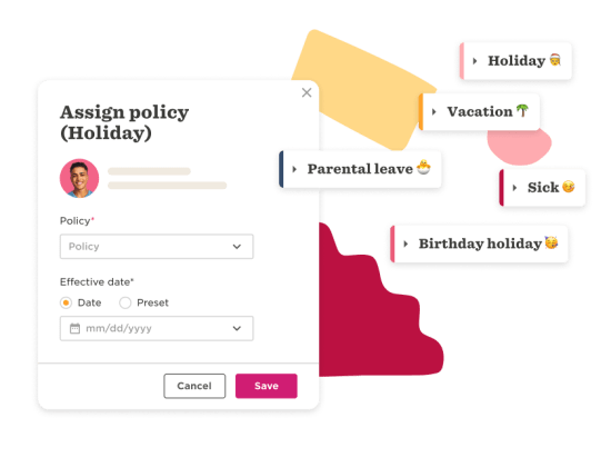 assign-policy-holiday-interface, holiday-types-options
