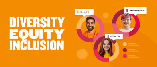 Diversity, equity, inclusion graphic featuring three diverse individuals, site and department details highlighted. , DiversityEquityInclusion, DiverseIndividualsAnalysis