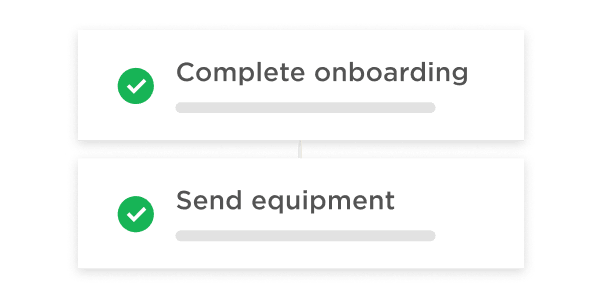 complete-onboarding, send-equipment