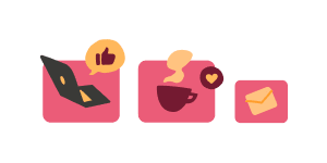 laptop, coffee_cup, envelope