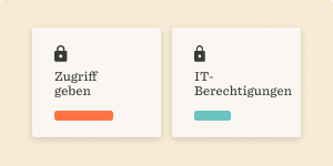 Zugriff geben, IT-Berechtigungen
