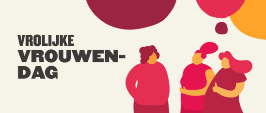 vrolijke vrouwen dag, kleurrijke illustratie van vrouwen, feestelijke sfeer, vriendschap, vrouwen, vrouwelijkheid, inclusiviteit