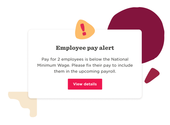 employee pay alert notice, minimum wage violation notification