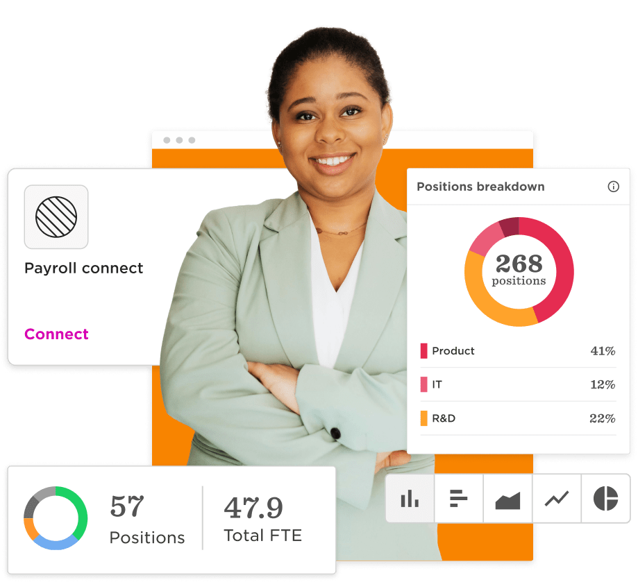 businesswoman, data-analytics, payroll-connect