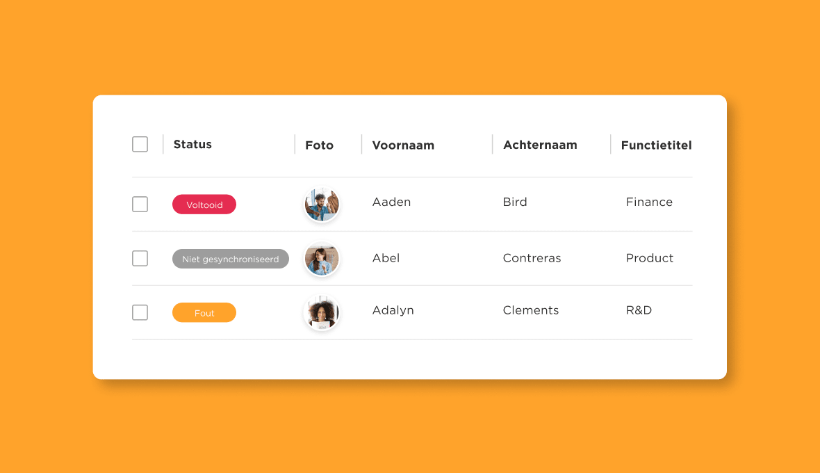 status-table, employee-details, orange-background