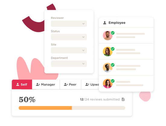 self-review-dashboard, employee-rating-interface