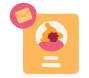 profile card, email icon