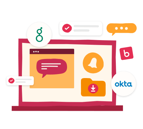 laptop-screen-with-messages-and-icons, communication-tools-and-integrations