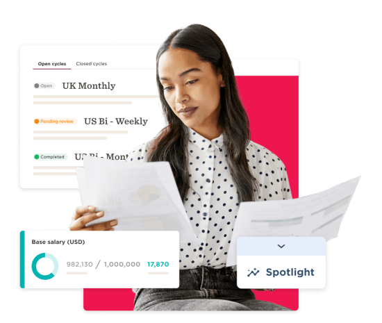 document review, salary breakdown analysis