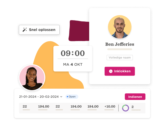 "time-scheduling interface with user profiles, time slots, and login button; includes colorful design elements", "user avatar, appointment times, and login prompt"