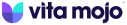 vita mojo logo, colorful butterfly design with modern typography